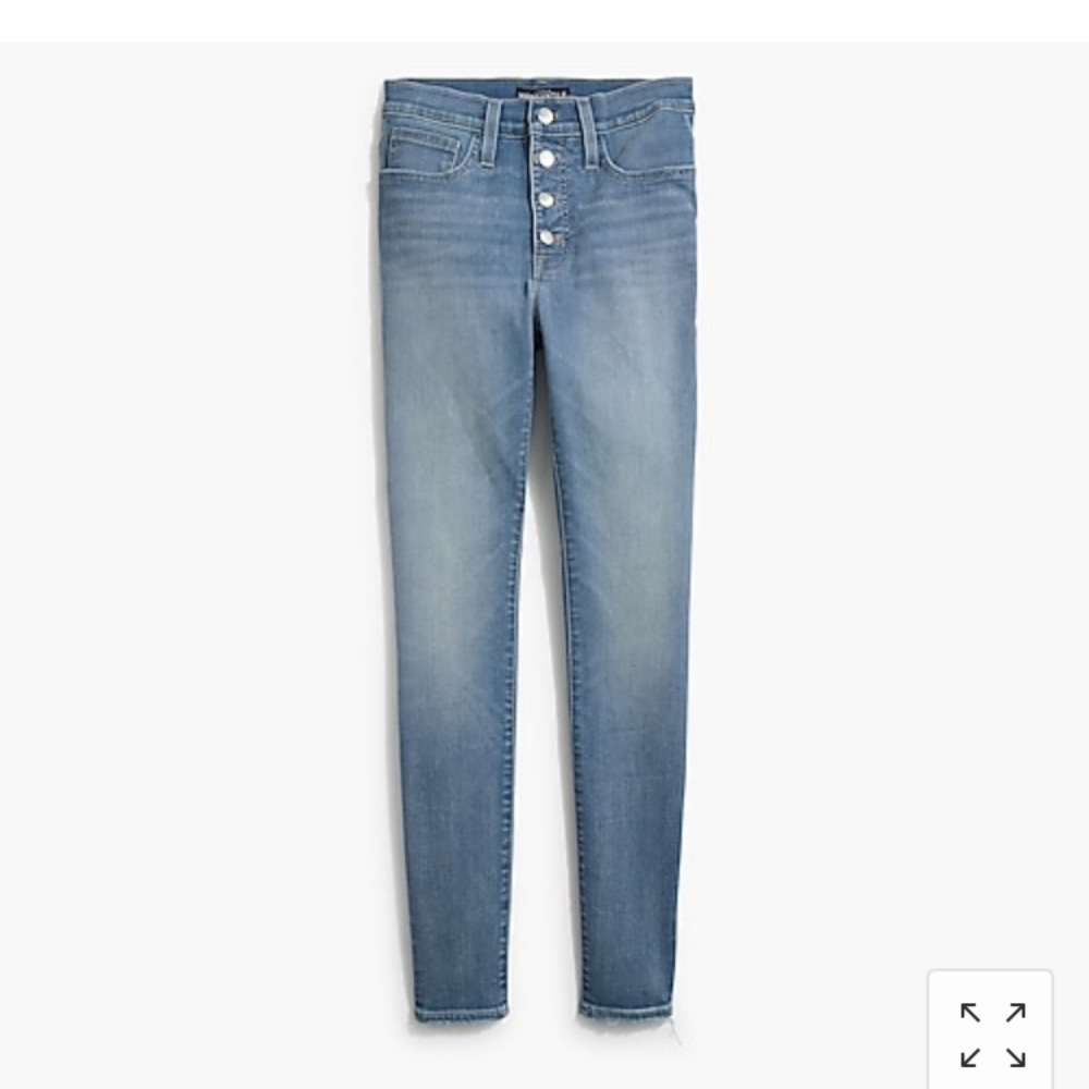J. Crew Factory High-rise Skinny Jean Button Fly